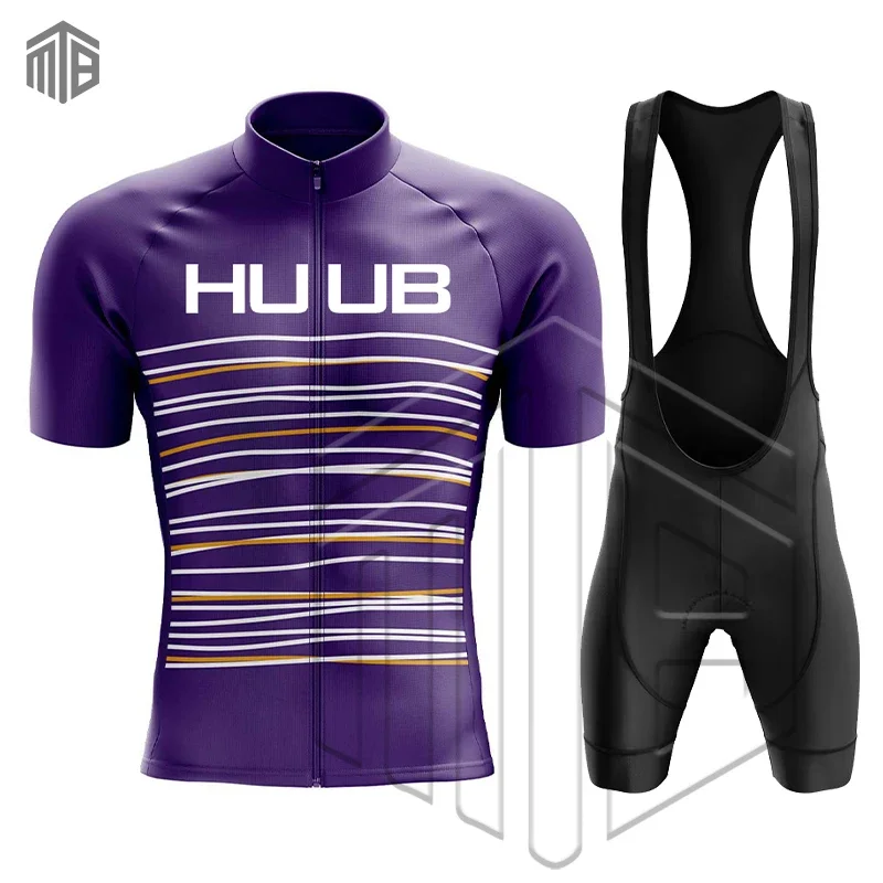 HUUB Cycling Jersey Set Mens Bike Clothing Summer Short Sleeves Cycling Base Layers Bicycle Clothes Ropa Ciclismo Hombre Maillot