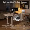 Standing Desk, 71x43 Inches L Shaped Desk with 4 Legs, Dual Motor and Memory Controller, Electric Stand Up Desk Adjustable Heigh 5