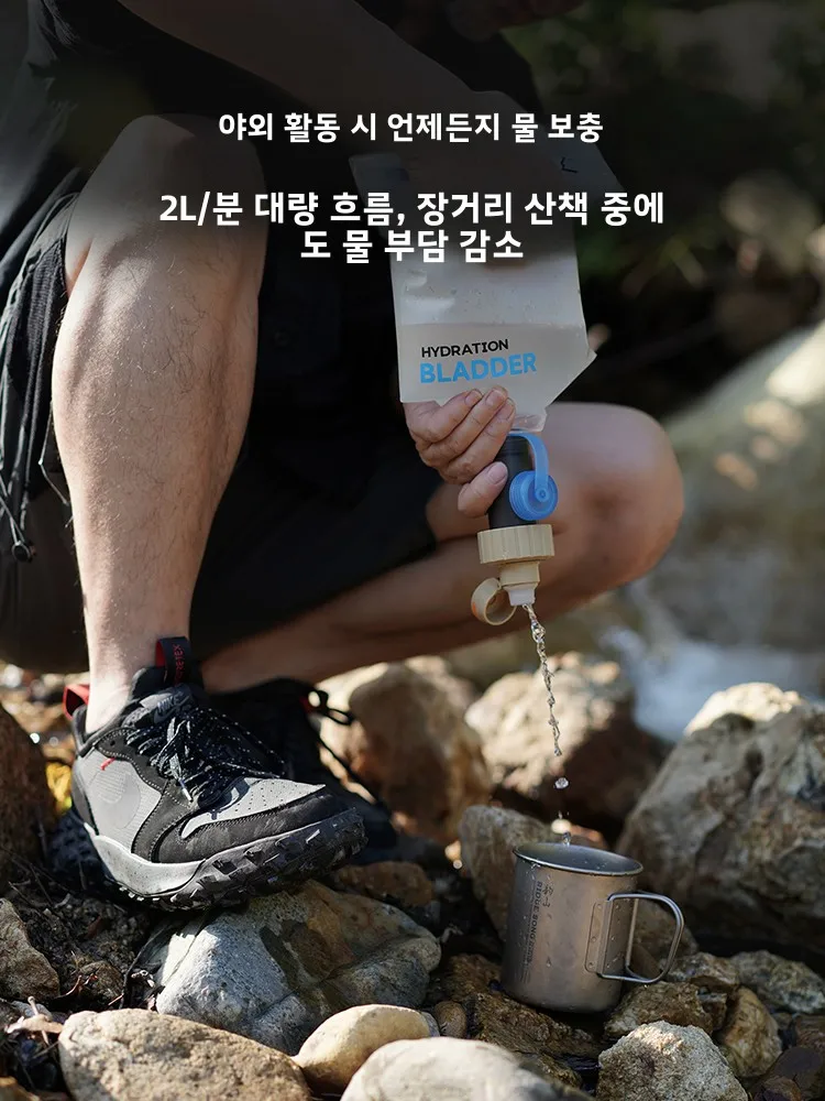 휴대용 야외 정수 빨대 하이킹 직접 음용 필터 야외 생존 필터 비상용 라이프 스트로우 정수 필터