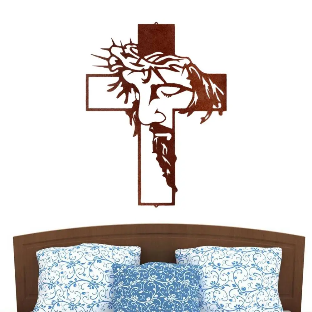 Description Picture 5 of itemOpenwork Carved Wall Cross Rustic Handcrafted Religious Art Christian Wood Wall Art Craft Stunning Openwork carved Wall Cross