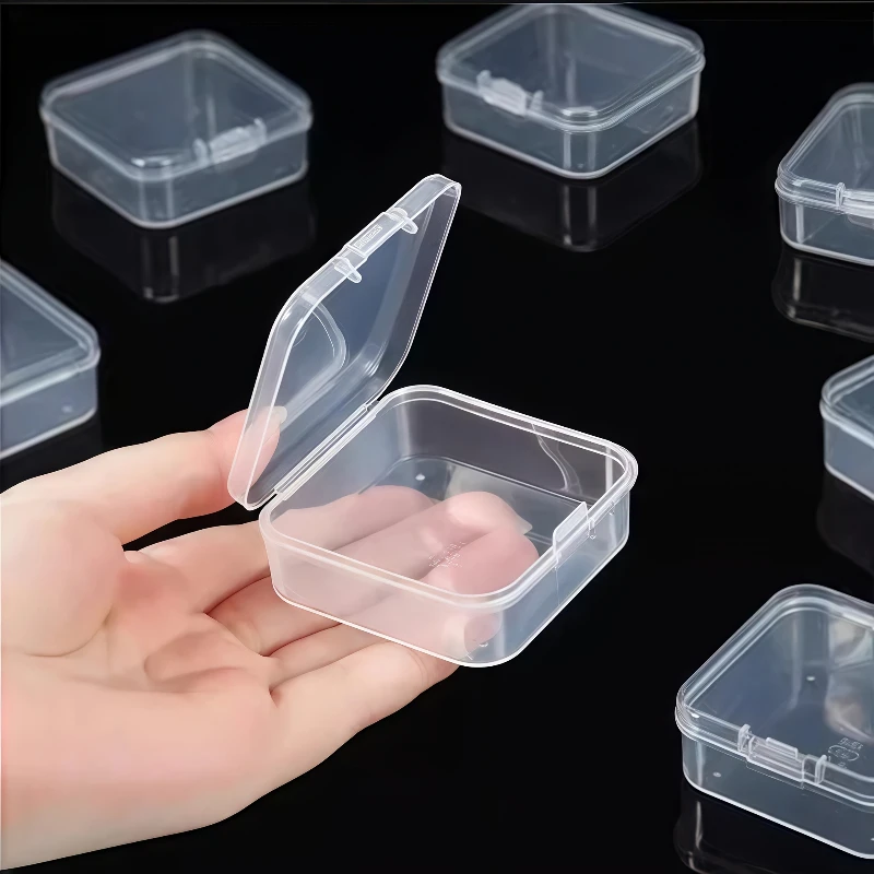 31PCS/1Set 1 Large Box+30 Small Boxes Transparent Plastic Storage Box Bead Storage Container Box Handmade Bead Jewelry Storage