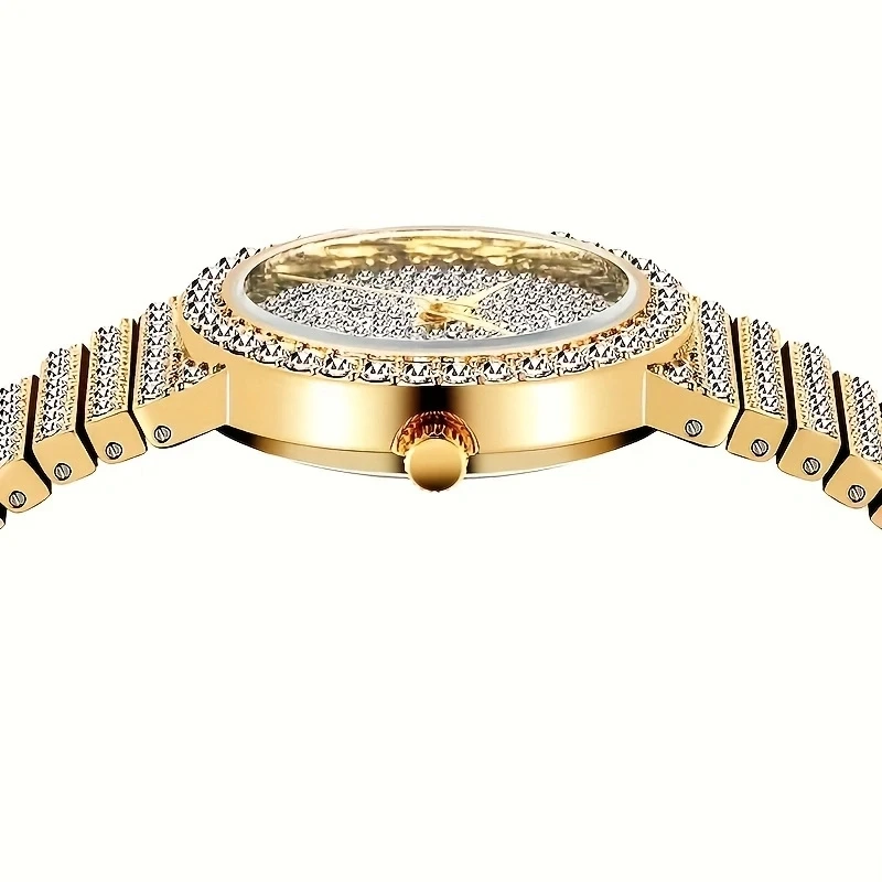 Women Diamond Watches Gold Watch Ladies Wrist Watches Luxury Brand Rhinestone Womens Bracelet Female Relogio Feminino