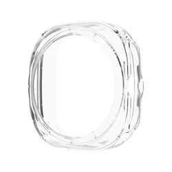 Premium Soft TPU Protective Case with Screen Protector for Samsung Galaxy Watch 7 Ultra, 47mm Bumper Shell (Clear)