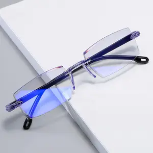 Gafas inteligentes con ajuste automático, gafas de aumento para hombres,  gafas de lectura para mujeres, gafas de luz Anti-azul + 1,0-+ 4,0 Dengxun