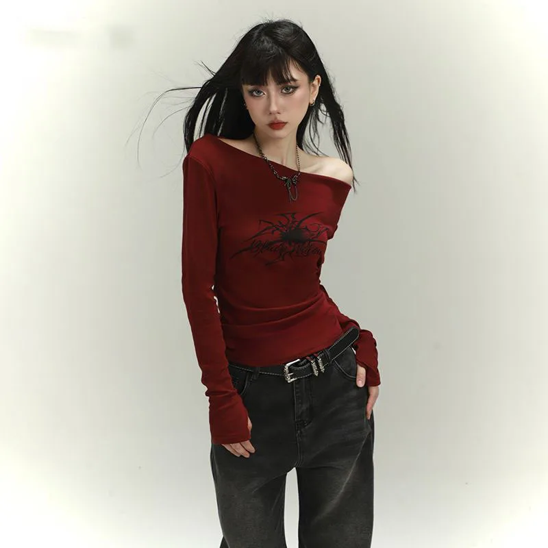 Y2k Sexy Hollow Out Long Sleeve T Shirts