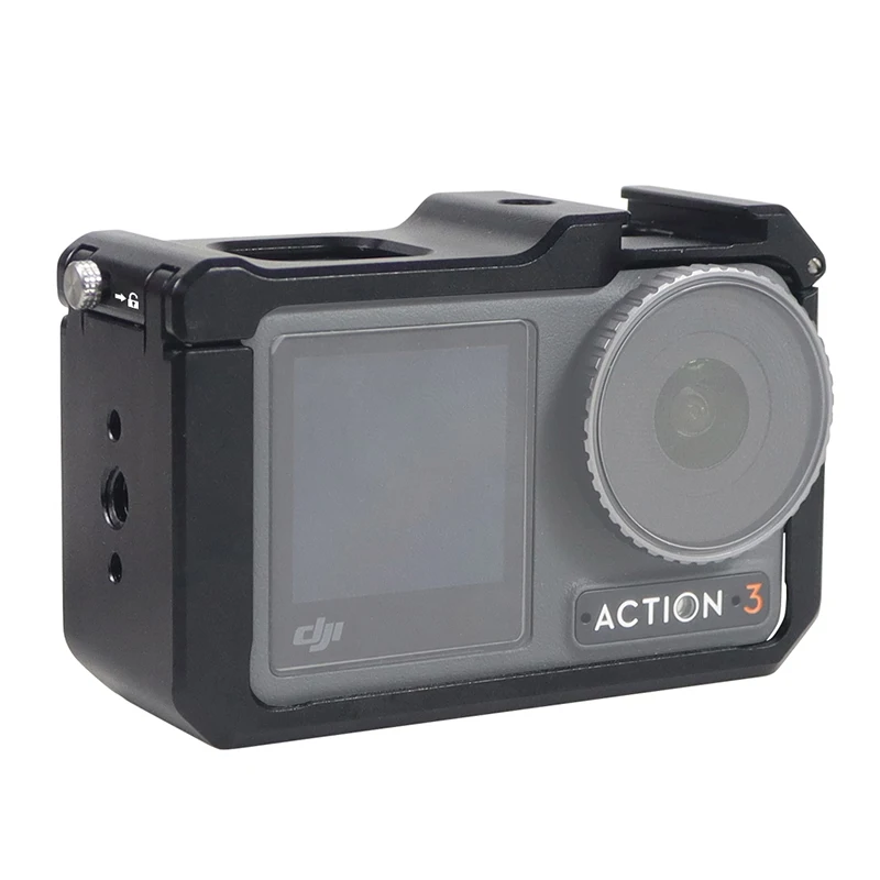 Full Frame Camera Cage Protective Housing Accessories for  Osmo Action 4 For  Os