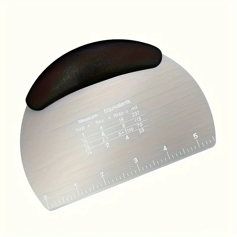 Stainless Steel Dough Scraper Dough Cutter Pastry Chopper Baking Tool Kitchen Small Tool Kitchen Accessories 1 Piece