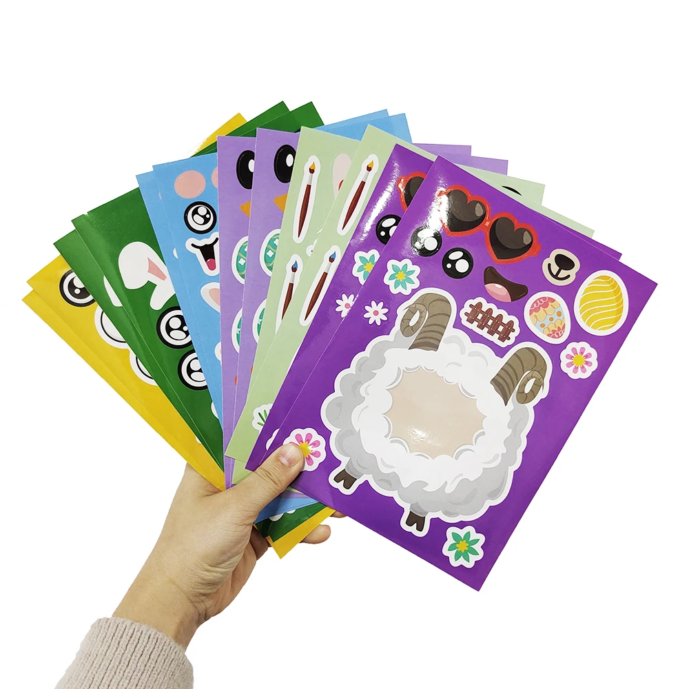 Easter Puzzle Sticker Set 5