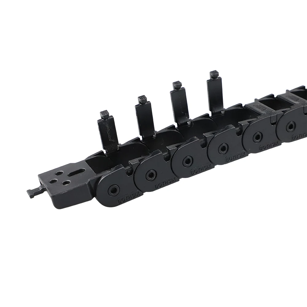 Correntes de Cabos para Impressora 3d Voron Conjunto Corrente de Arrasto Aberta Fio tipo Aberto Abertura Preta 2.4 250 300 350 mm Conjunto - Imagem 5