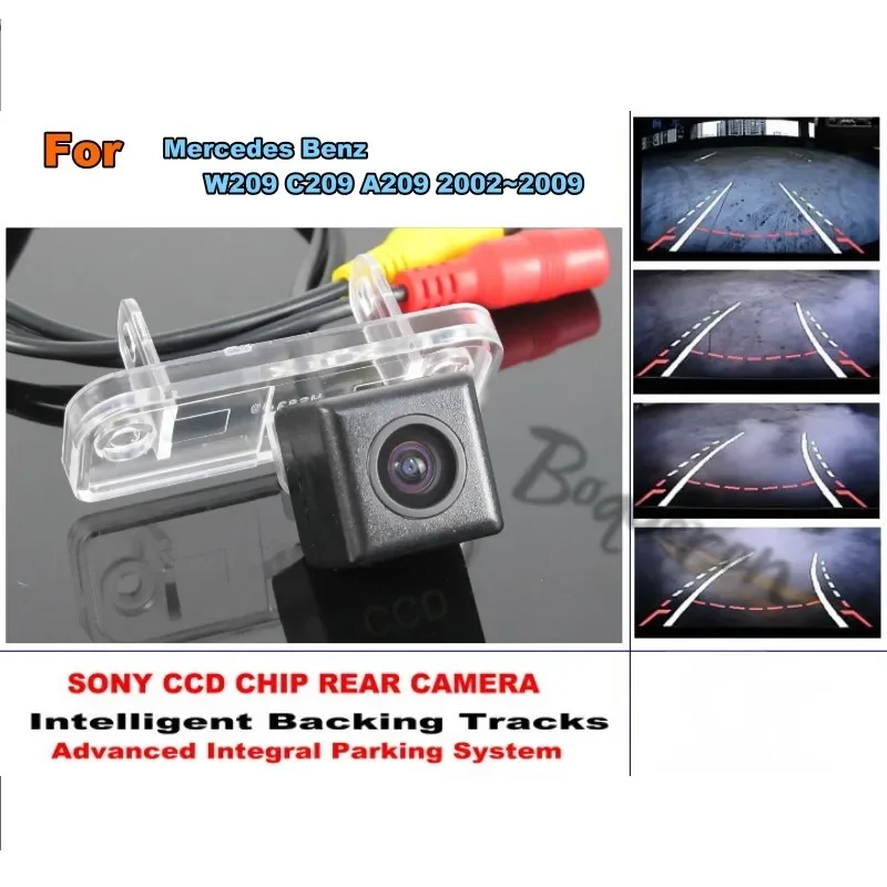 

Для Mercedes Benz W209 C209 A209 2002 ~ 2009 смарт-камера с чипом/HD CCD интеллектуальная динамическая Автомобильная фотокамера