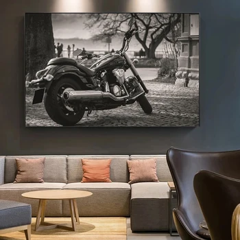 Cool Motorcycle Pictures and Artworks Printed on Canvas 2