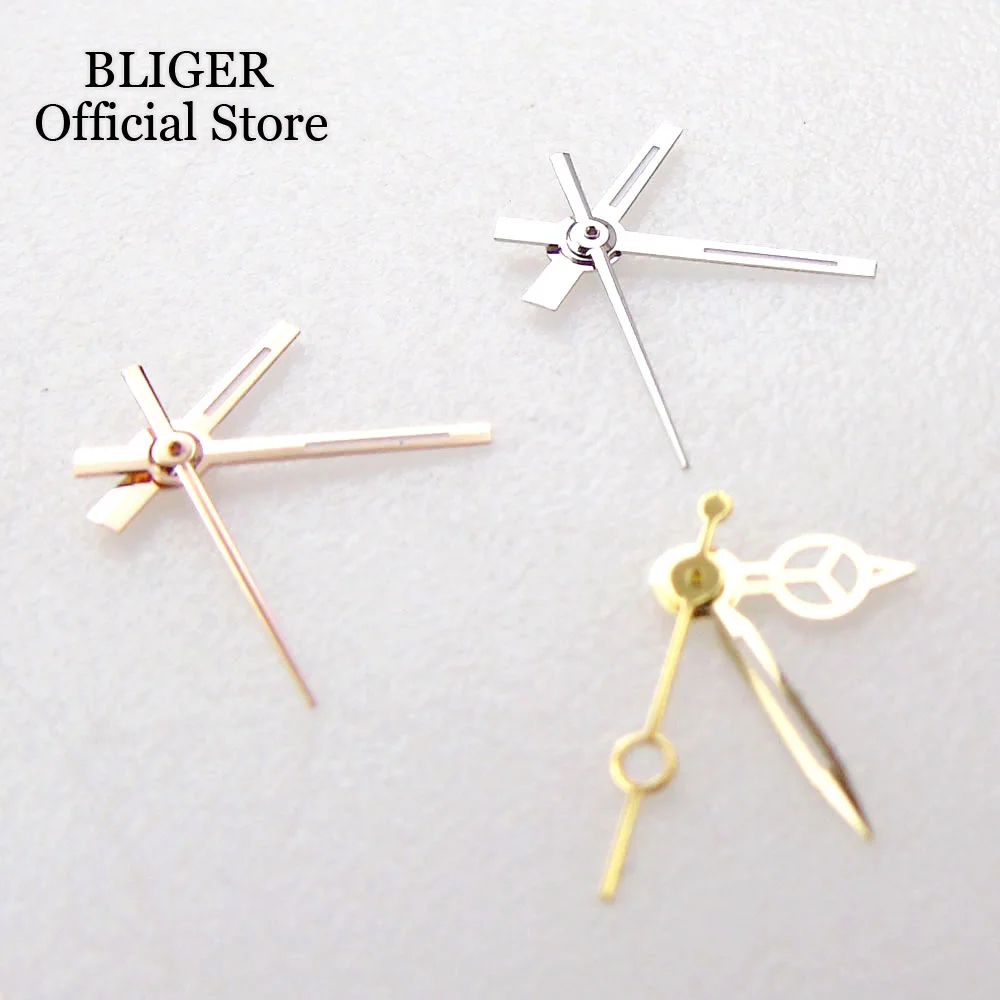 

BLIGER New Silver Rose Gold Fit Japan NH05A NH05 Movement Watch Hand Baton Watch Needles For 26mm Womens Watch Case