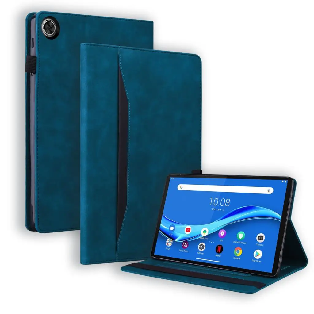Premium Leather Business Wallet Tablet Case - Sleek and Durable Protection