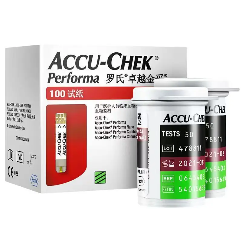 (Exp: Massimo) Accu Chek Eseguire La Glicemia Accu Chek Strisce Reattive Per Glucosio E Lancette Imposta Il Kit Per Il Test Del Misuratore Di Glucosio