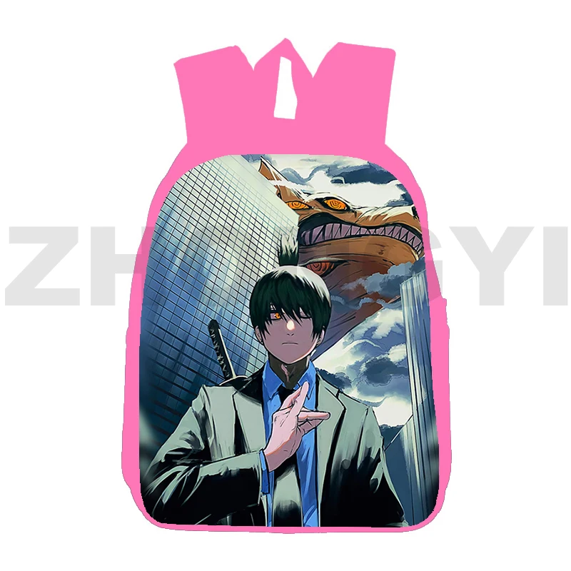

Chainsaw Man デンジ 3D Backpack Children Cartoon Schoolbags 12/16 Inch Beautiful Women Waterproof Travel Bagpack Anime Japanese Bag