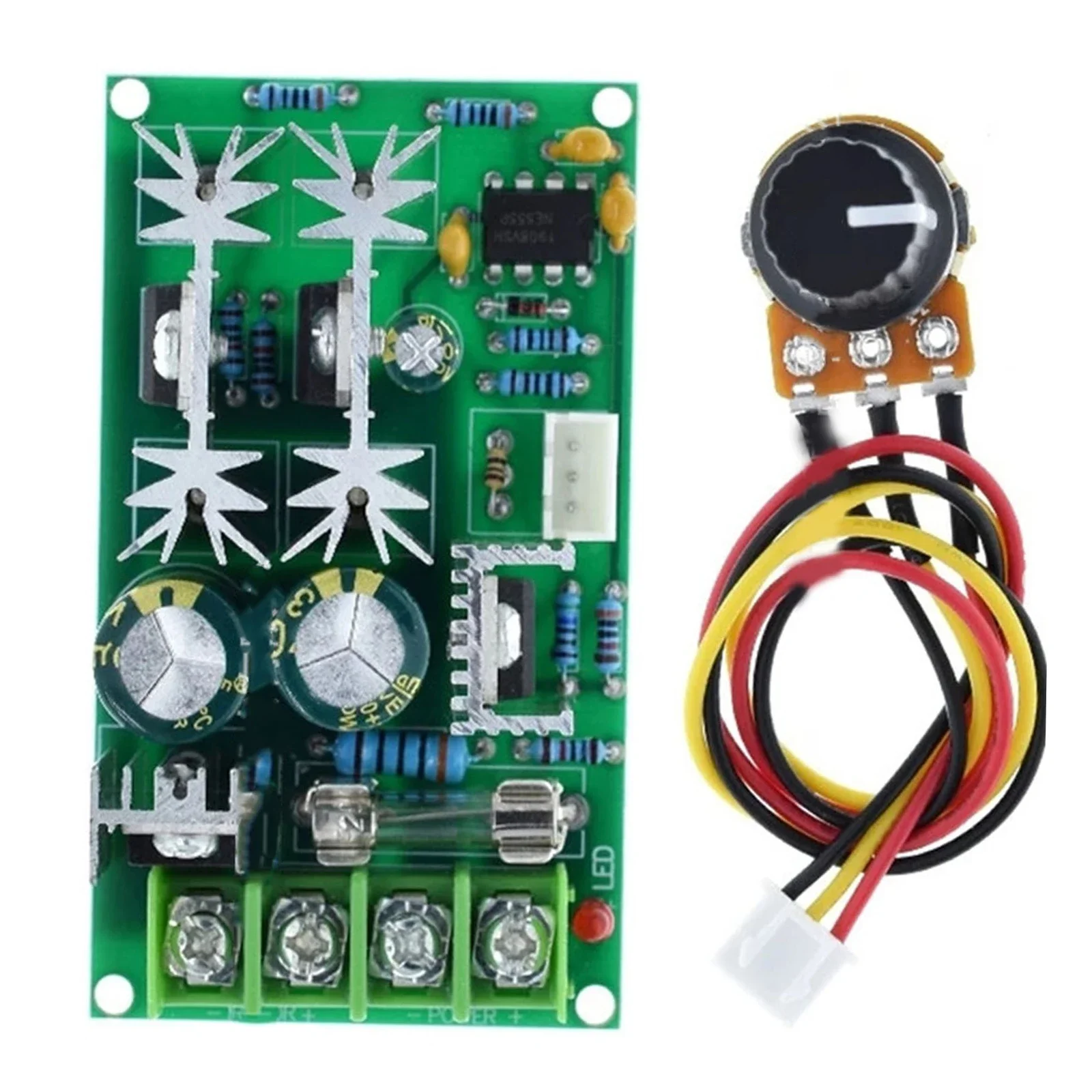 DC10-60V Motor Speed Control PWM Motor Speed Controller Switch 20A Current Voltage Regulator High Power Drive Module