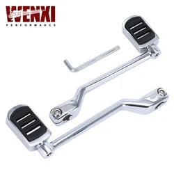 1 Pair Heel Toe Shift Pegs Front & Rear Levers With Shifter Pegs For Harley Davidson 86-17 FL Softail, 88-22 Touring WX-PSD11