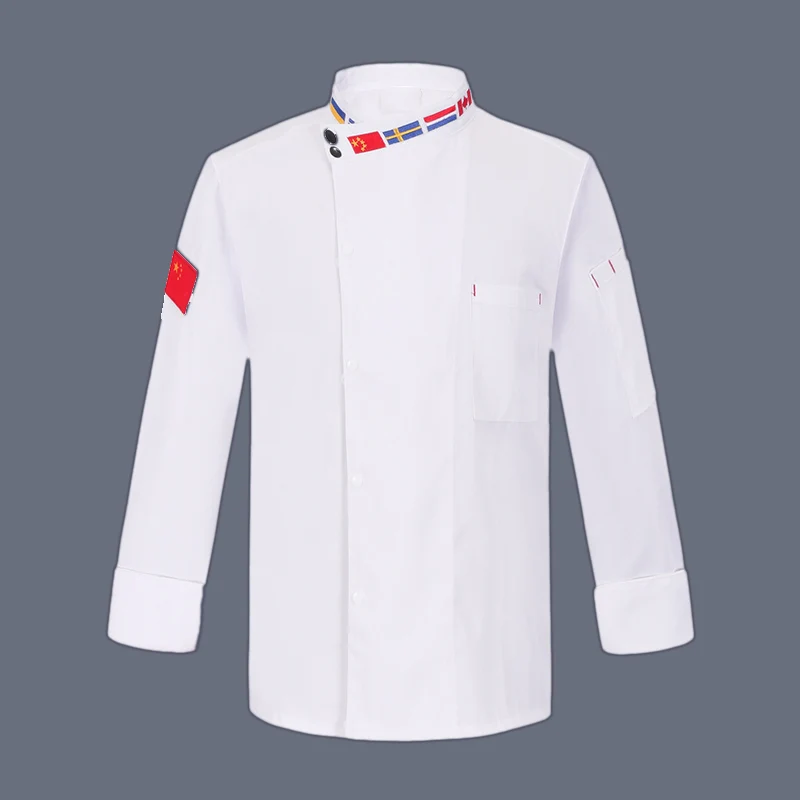 

Куртка повара унисекс с коротким рукавом, черное пальто для повара, унисекс, белая одежда для пекарни, официант китайского ресторана