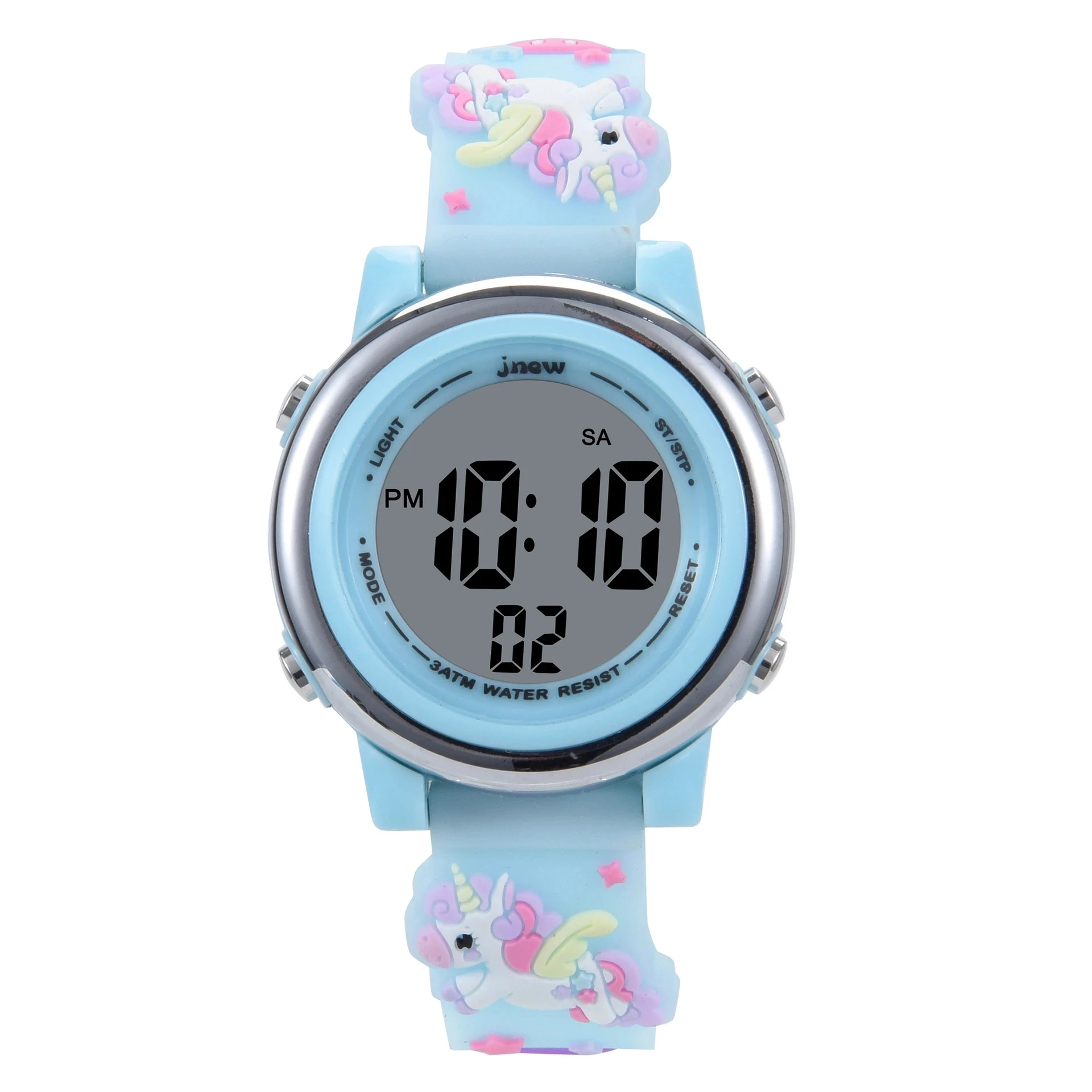 Children's Electronic Watch Cute Unicorn Colorful Night Light