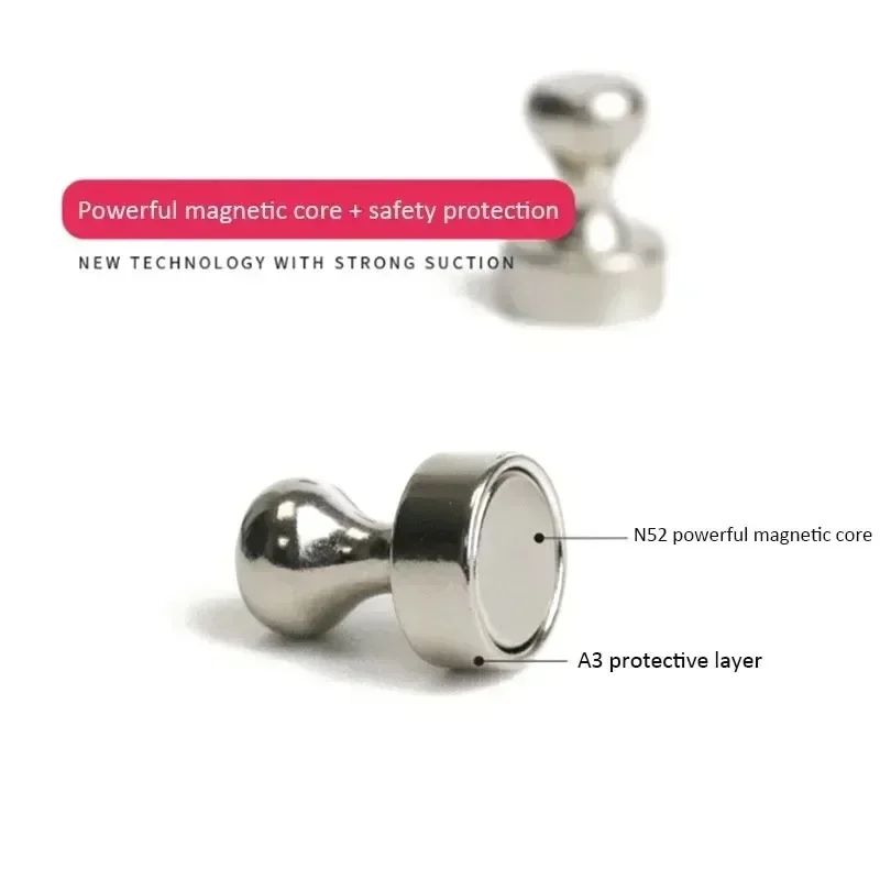 Super Strong Magnet Thumb Nail Magnets Refrigerator Iman Durable Magnetic Hardware Home Improvement Neodymium Curve Powerful