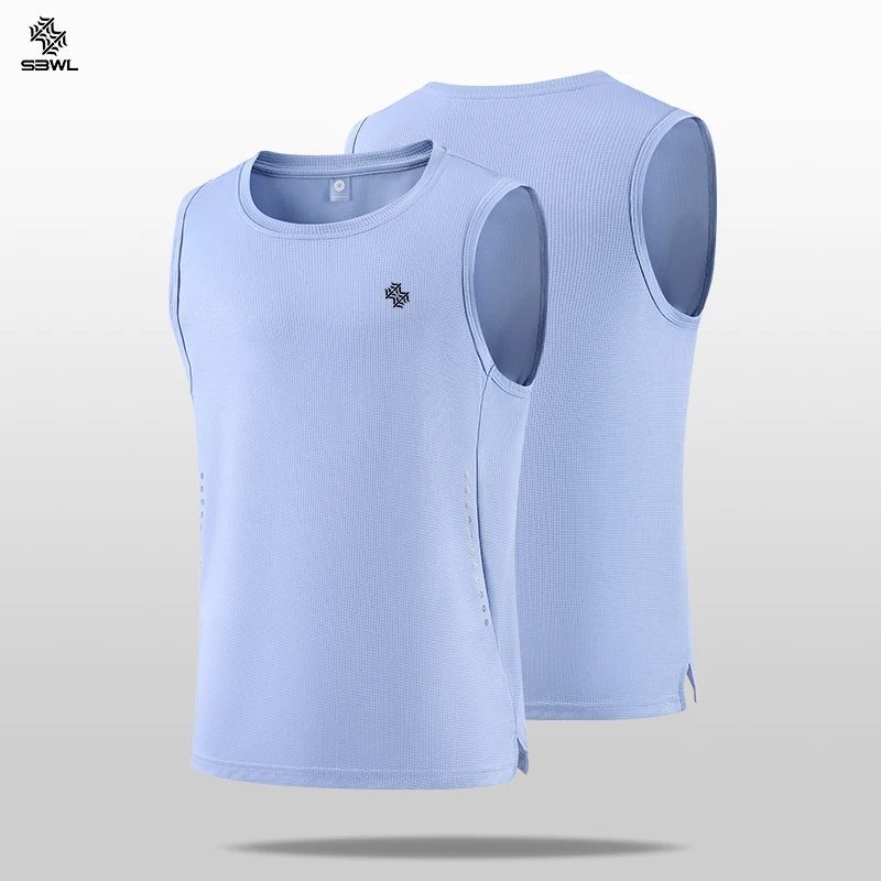 SBWL High-quality sleeveless sports T-shirts for men and women, quick-drying outdoor sports vests 1