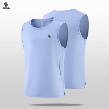 SBWL High-quality sleeveless sports T-shirts for men and women, quick-drying outdoor sports vests 1