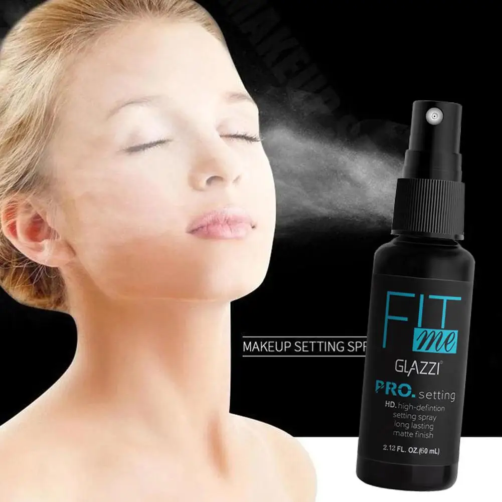 60ml Makeup Setting Spray Long Lasting Makeup Moisturizing Cosmetics Control Setting Oil Matte Spray Facial Finish Liquid H2Y2
