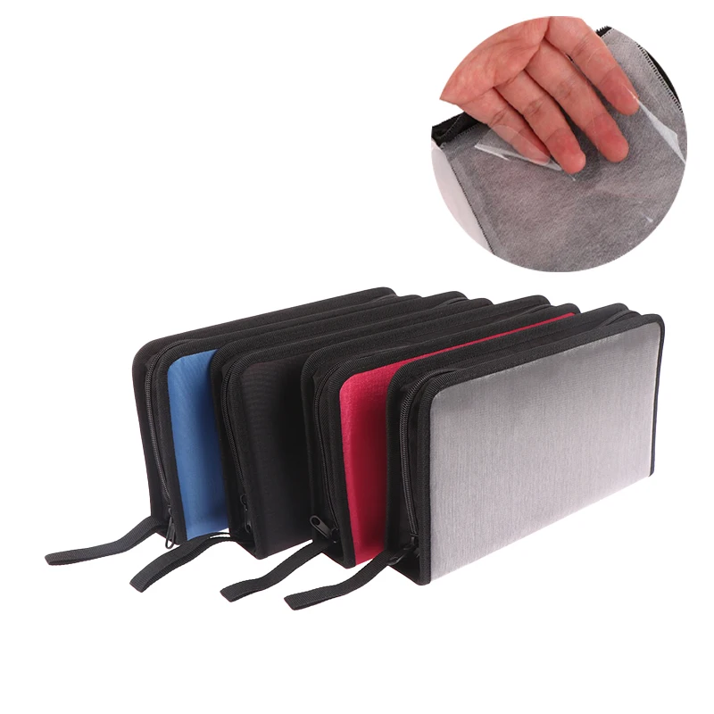 Carry Box Handbag With Zipper Album Organizer 80-Sheets Car CD Case Disc Dvd Storage Bag Sleeves Holder Case 28.5 * 15.5 * 4.8cm cd dvd storage bag cd dvd storage case