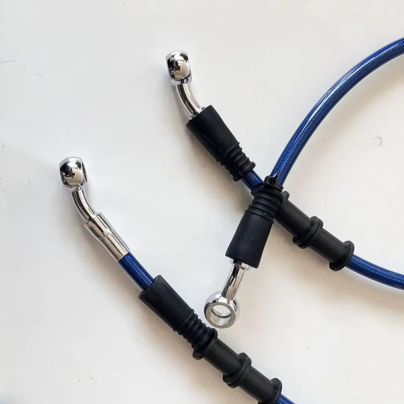 Universal Motorcycle Stainless Steel Braided Brake Hose AN3 Reinforced Front Rear Hydraulic Scooter Brake Clutch Pipe M10 Banjo - Image 4