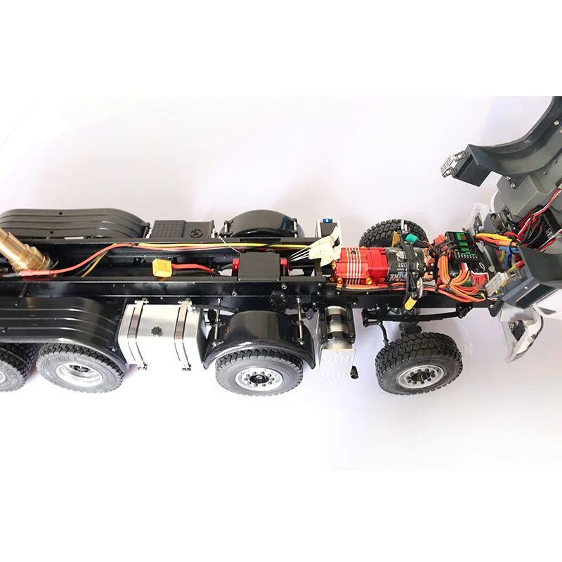 Toucan JDM 65C Metal 8*8 1/14 Hydraulic RC Dumper Truck Painting Tipper Diff Lock Axle Sound Controlled Car TH20690-SMT8 6