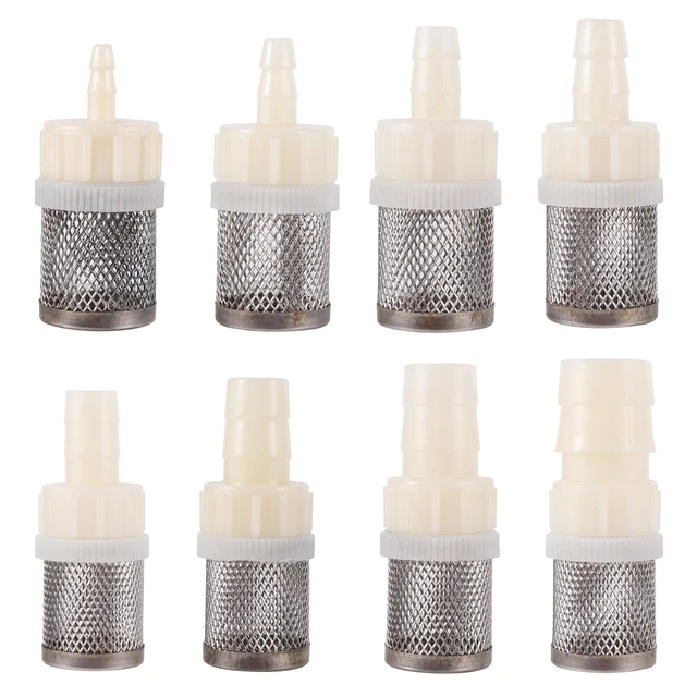 2Db 4 ~ 20 Mm Tömlőszűrő Autó Mosócső Kerti Öntöző Akvárium Szűrő Rozsdamentes Acél Hálószűrő