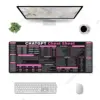 Chat GPT Cheat Sheet Mouse Pad Gift for Computer Programmer Gift for Hacker Unique Pink Mouse Mat for Office Work 31.5x11.8 Inch 2