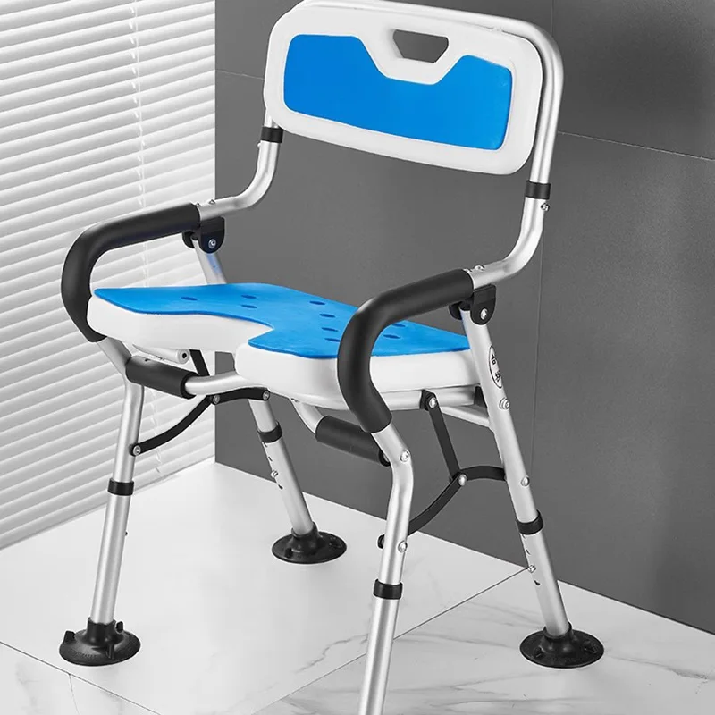 Portable Small Bathroom Chair Storage Medical Elderly Space Saving Stool Shower Outdoor Taburete Plegable Postmodern Furniture
