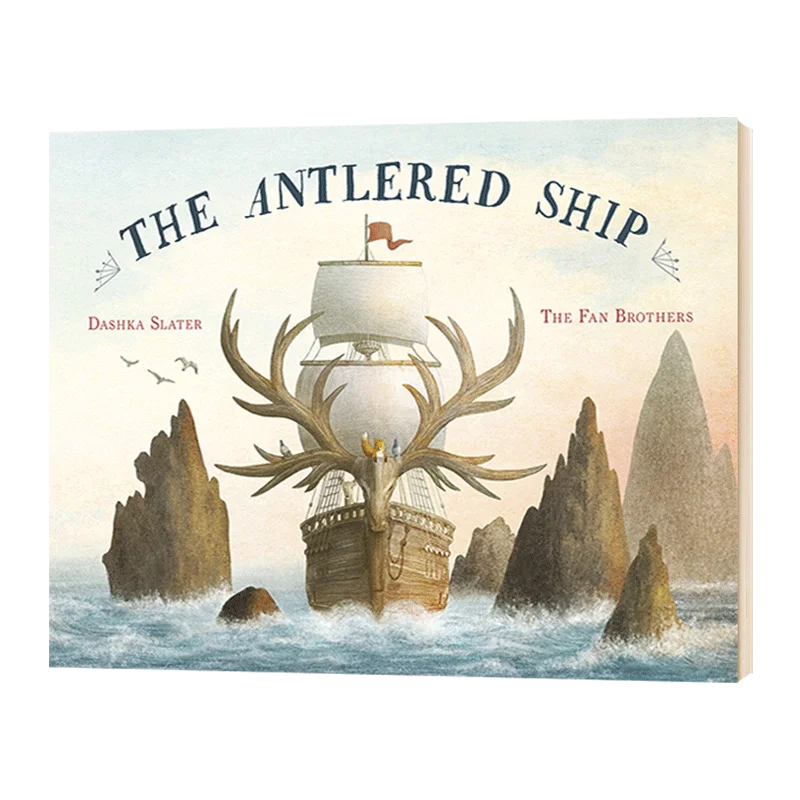 

The Antlered Ship, детские книги в возрасте от 3 до 6 лет, английские книги с картинками, 9781786031068