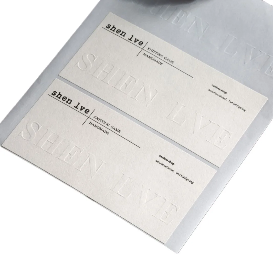 Etichette adesive adesive in carta con Texture speciale in rilievo personalizzate Logo in piedi etichette decorative per regali di carta di lusso - immagine 2