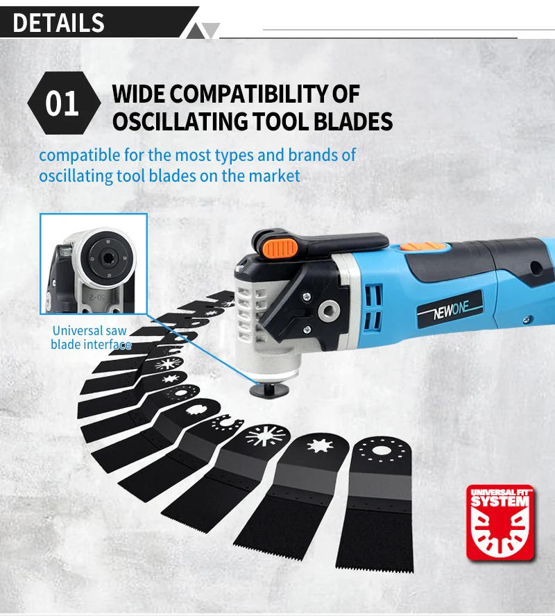 300W/350W/500W Qucik-Release Multifunction Power Tool Electric Oscillating Tool Renovator Saw with Handle,DIY Home Improvement 3