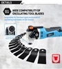 300W/350W/500W Qucik-Release Multifunction Power Tool Electric Oscillating Tool Renovator Saw with Handle,DIY Home Improvement 3