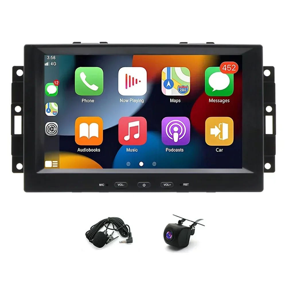8Inch Car Stereo Radio Car-play GPS Navi Compatible for C-harger Magnum 2005-2007 Android 13