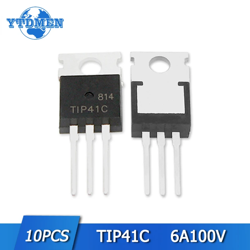 5/10PCS Transistor TIP41C TIP42C TO-220 100V 6A NPN Transistors Kit TIP41 TIP42 Original bjt transistor transistors kit mosfet transistor