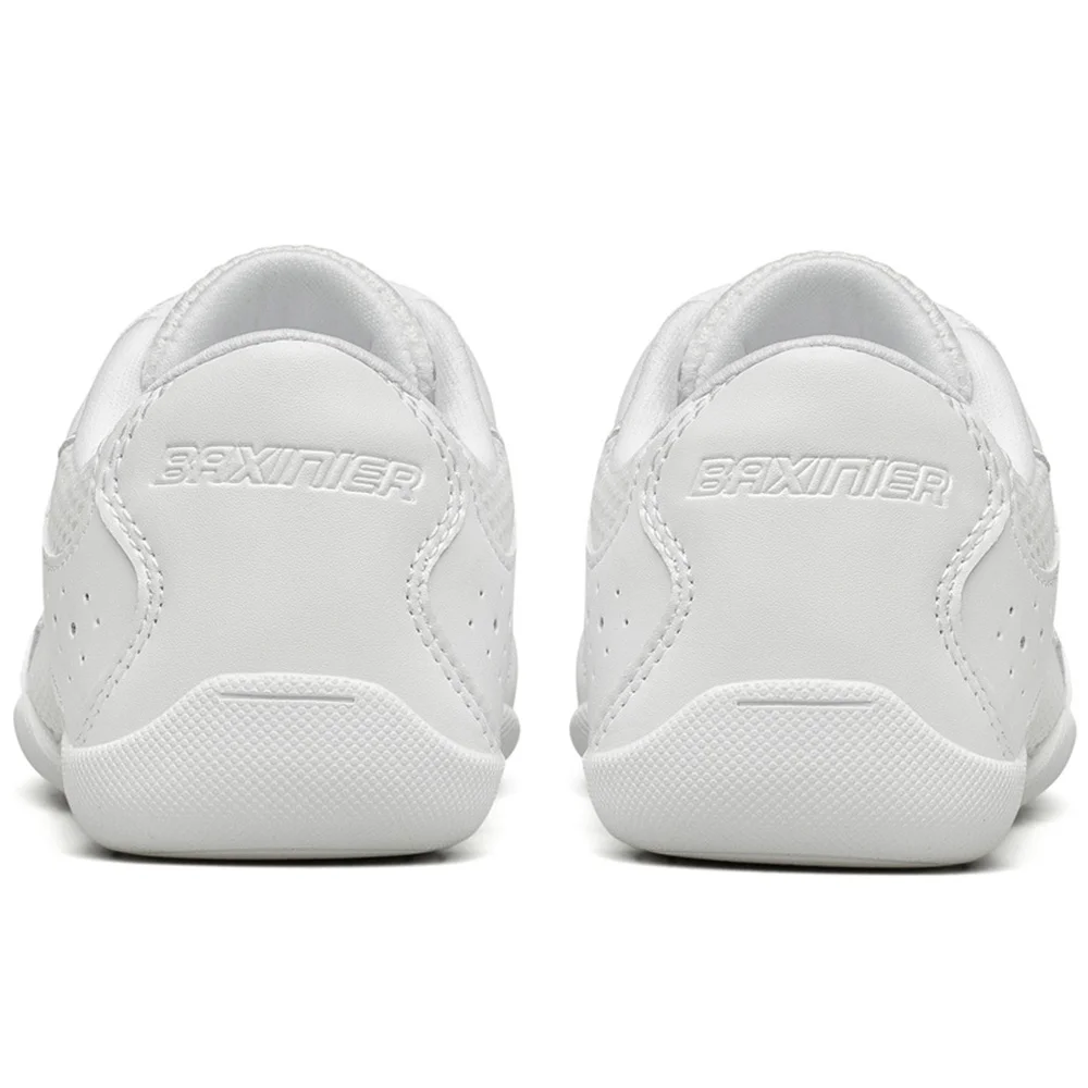 Белые кроссовки для чирлидинга BAXINIER для девочек, легкие Молодежные кроссовки для соревнований, детская дышащая обувь для тренировок, танцев, тенниса