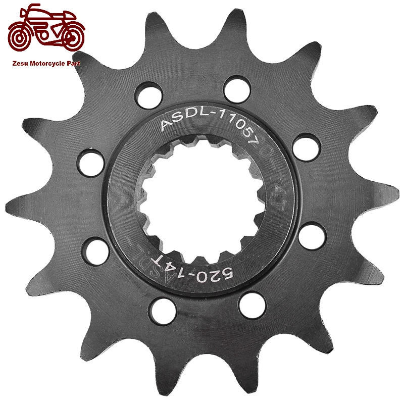 

520-14T Front Sprocket Gear 250 FC FE 300 TE 350 450 FR 200 XC SX 250 EXC 300 MX 350 400 450 MXC 500 525 For Husqvarna For KTM