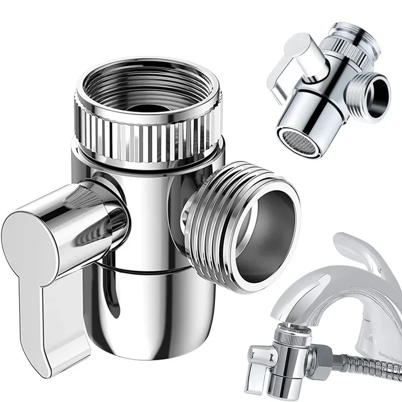 M22/M24 Faucet Adapter Switch Kitchen Sink Splitter Diverter Valve Water Tap Connector for Toilet Bidet Shower Bathroom Kitchen