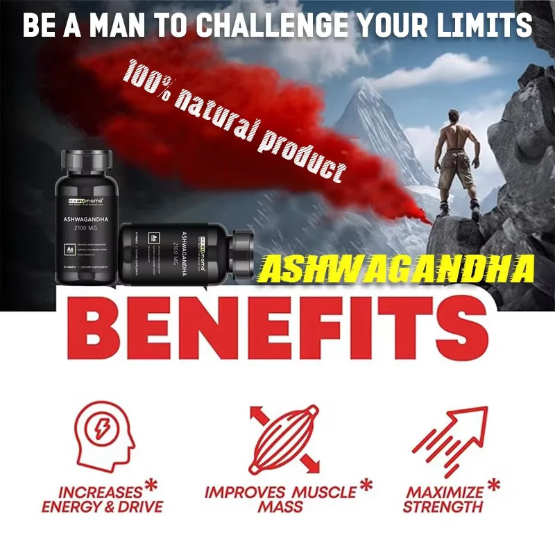 Male enhancing supplement original Ashwagandha tablet enlargement energy supplement anti-oxidation erection capsules for men