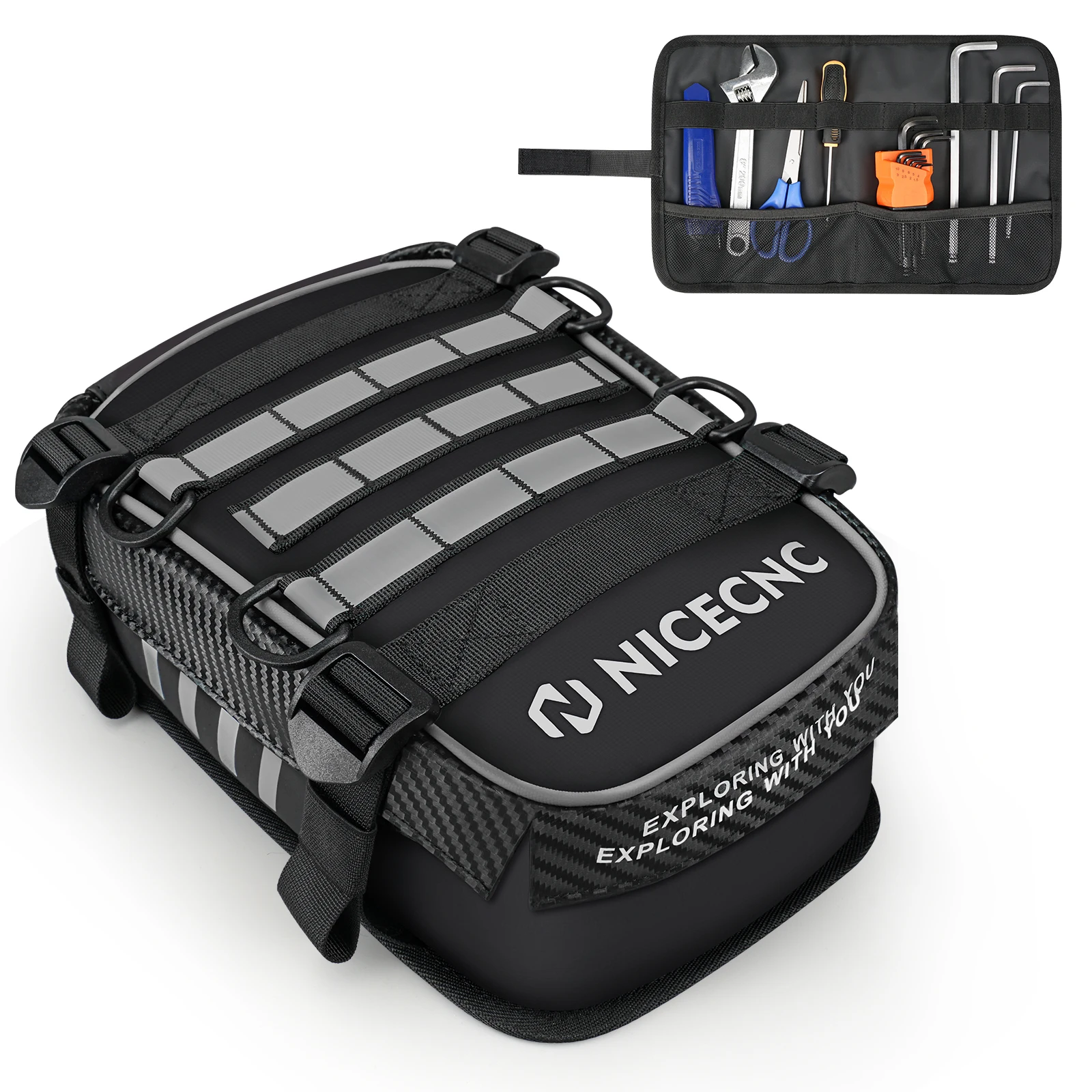 NICECNC オートバイリアフェンダーマッドガードバッグ KTM 1290