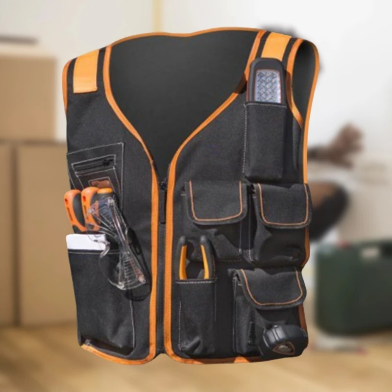 

Lightweight Work Vest Tool Vest for Carpenters Large Capacity Vest Adjustable Carpenter Electrician Carpenter Bags Tools