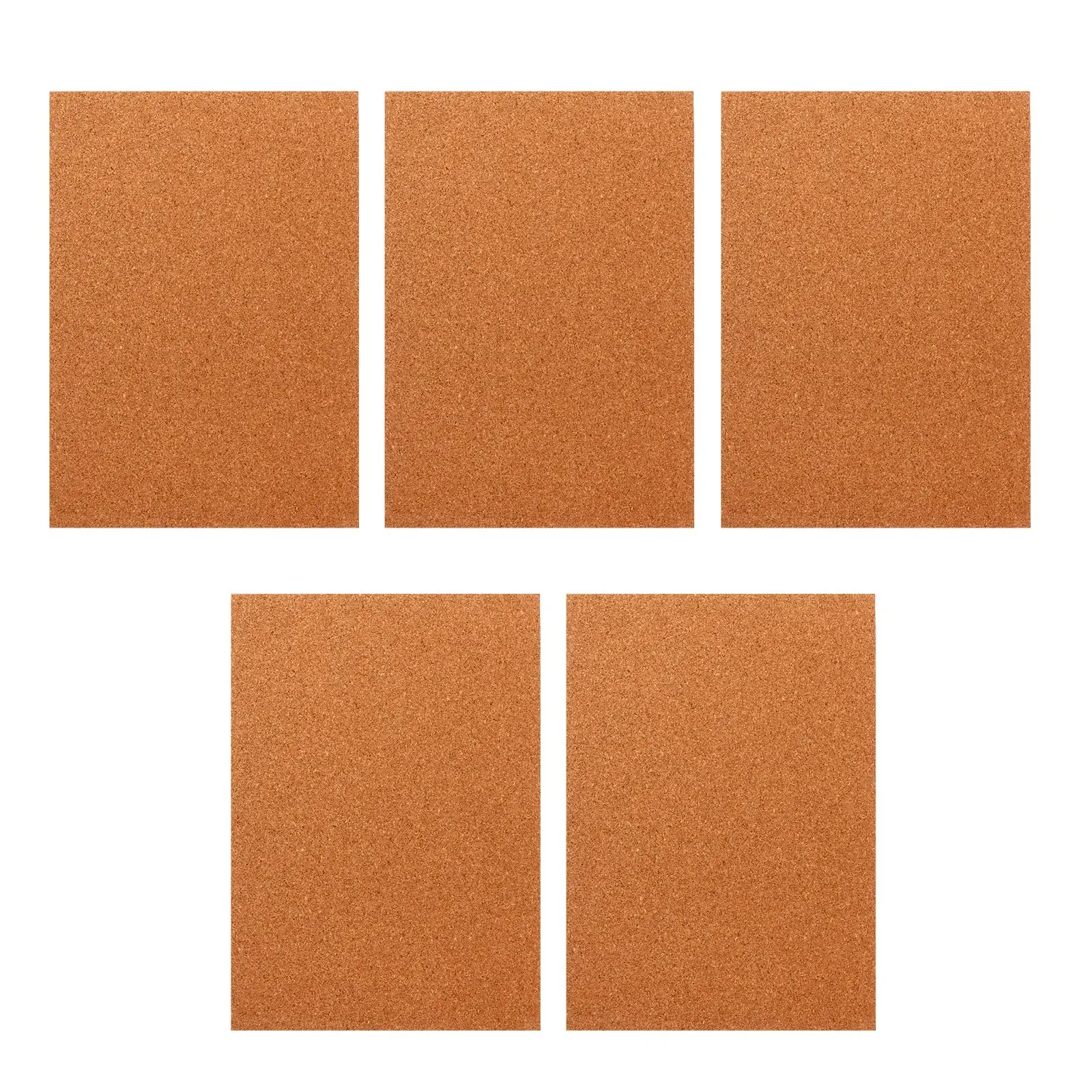 

5pcs A4 Cork Pin Papers Wall Bulletin Boards Papers Soundproof Message Notice Board Display Memo Bulletin Pads