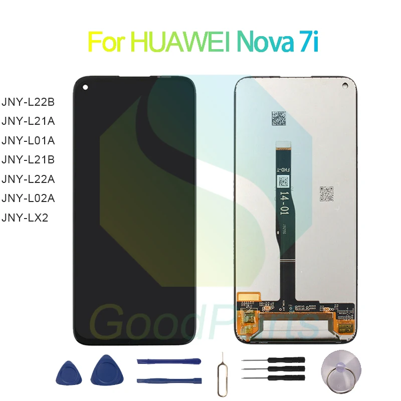 for HUAWEI Nova 7i Screen Display Replacement 2310*1080 JNY-L22B/21A/01A/21B/22A/02A/X2 nova 7i LCD Touch Digitizer Assembly