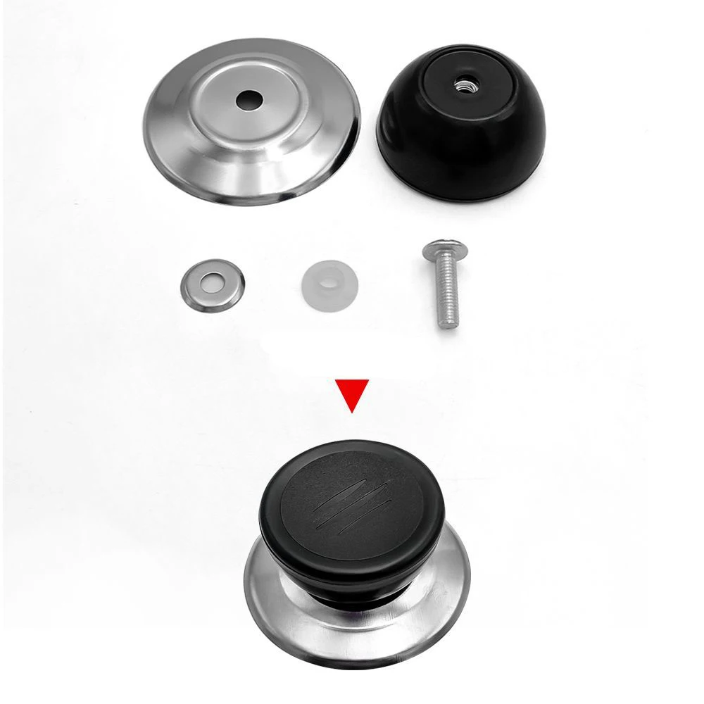 Pot Lid Handle Universal Lid Cover Kitchen Tools Knob Heat-Resistant Cooking Pan Lid Replaceable Handle Anti-Scalding Cookware Handgrip Cap, pot lid handle, pot lid knob, pot lid cover