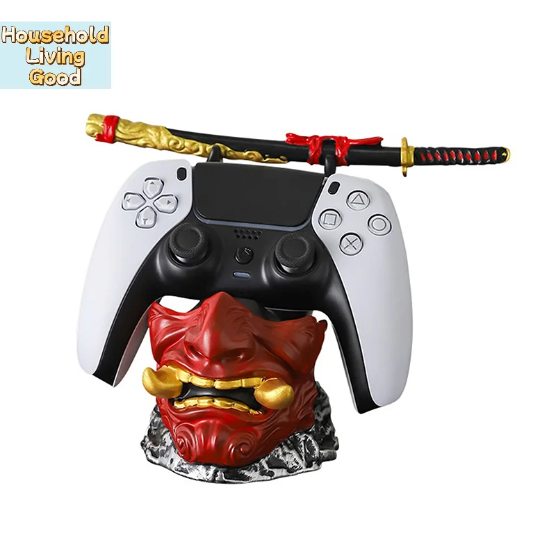 【PS5/Xbox/PS4 컨트롤러용 새로운 God Of War 게임 크리에이티브 스탠드 독특한 게임패드 스탠드 데스크탑 장식 게임 액세서리】