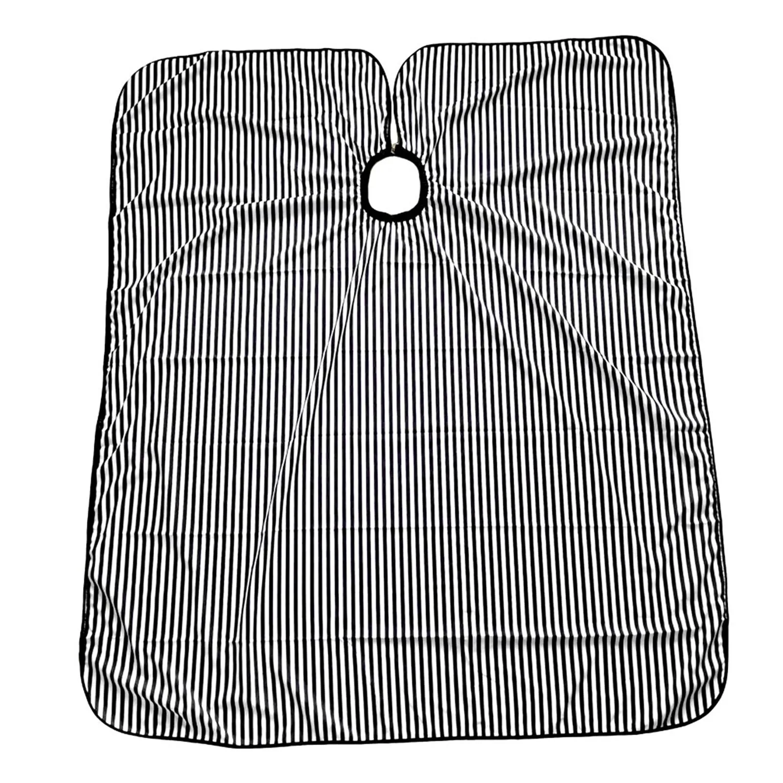 Stripe Hairdressing Gown Hair Cutting/Barbers Cape